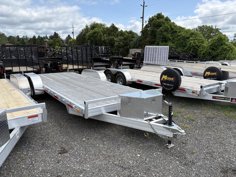 Cargo, Utility Trailers  2026 Miska Silver Bullet 18' Aluminum Car Hauler Photo